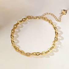 Minimal Gold Chain Bracelete